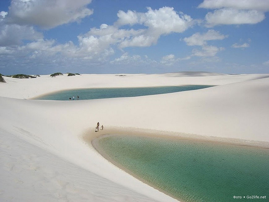 Национальный парк Lencois Maranhenses Бразилия 3